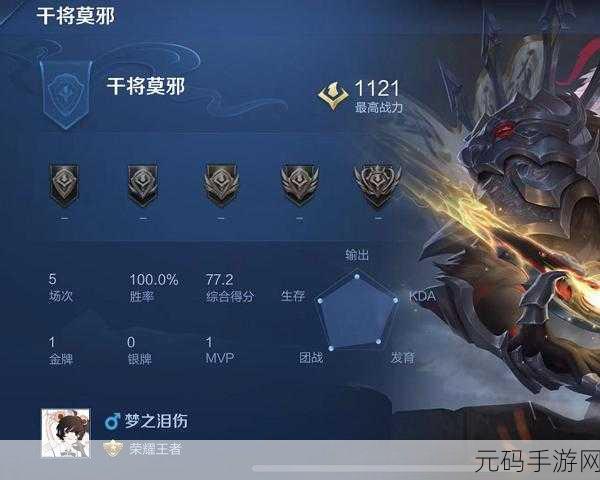 王者荣耀,梦泪力荐的四大杀器,韩信李白竟非最强