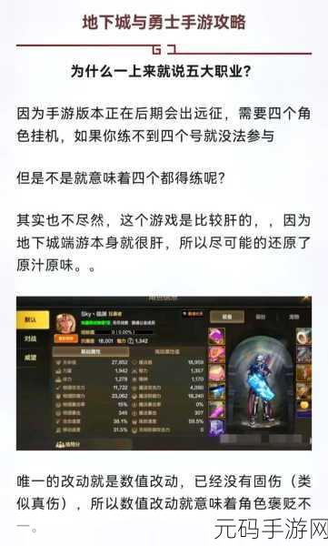 DNF 手游,极速登顶 高手养成的升级宝典