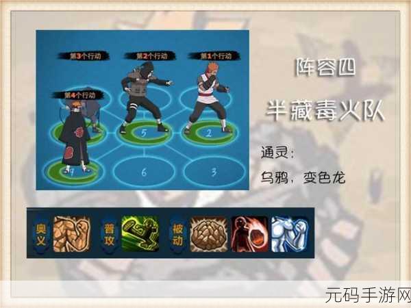 火影忍者OL,揭秘土主最强阵容搭配,打造无敌战斗组合!