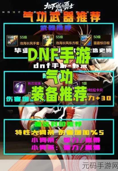 DNF女气功110版本,顶级装备搭配攻略大揭秘