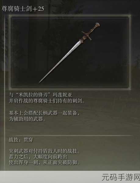 艾尔登法环怎么双持：1. 《艾尔登法环：双持武器的巅峰攻略