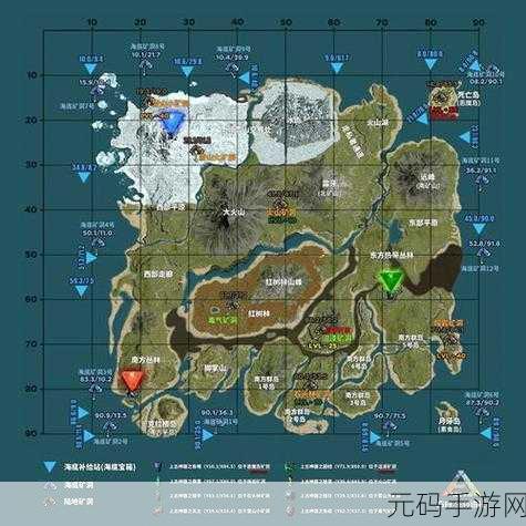 方舟生存进化焦土DLC，矿洞位置全揭秘