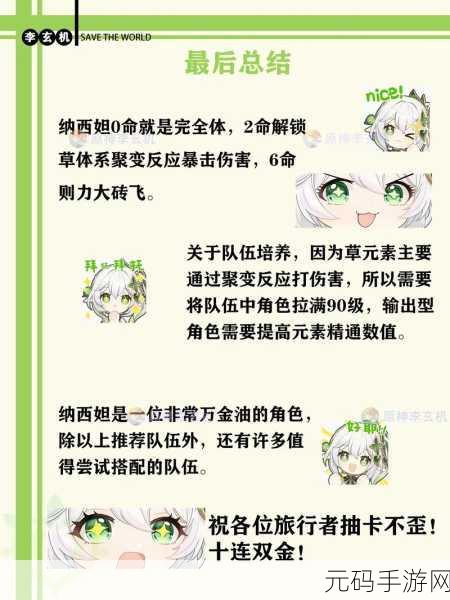 原神纳西妲奖励旅行者游戏:1. 《纳西妲的神秘试炼:探索提瓦特的新挑战