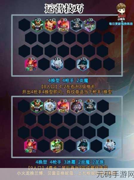金铲铲之战，揭秘重骑女枪阵容搭配新策略