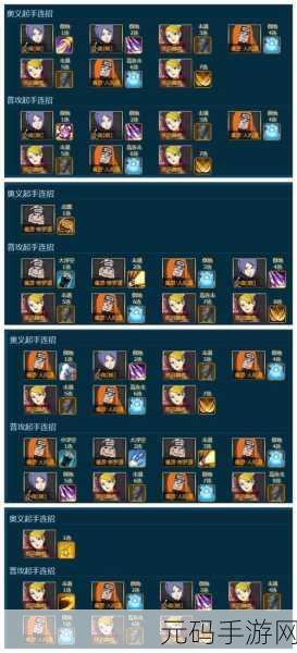 火影忍者 OL 风主阵容搭配秘籍大揭秘