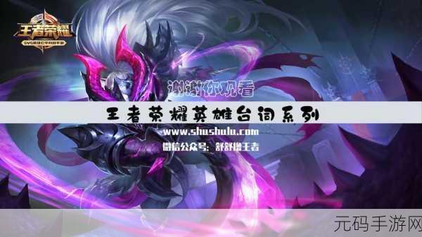 王者荣耀宫本武藏经典台词全解析