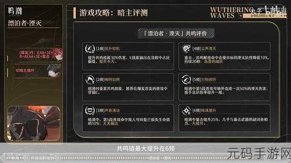 鸣潮漂泊者深度探索，技能奥秘与战斗风采全面剖析