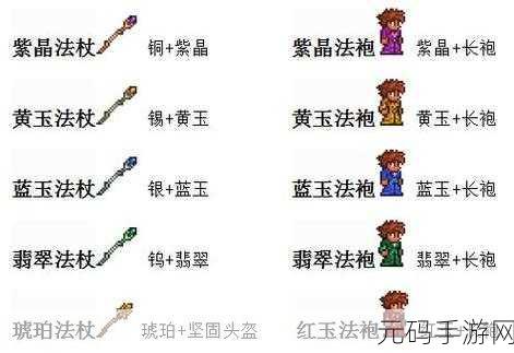泰拉瑞亚,解锁肉后法师装备,打造无敌魔法之旅