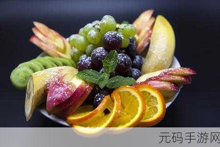 香蕉樱桃水蜜桃猕猴桃菠萝:1. 多汁水果的完美组合:香蕉、樱桃、水蜜桃与猕猴桃