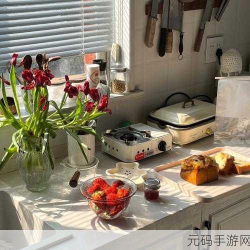 厨房里的春天女主播露脸亲自来现场：1. 春天的厨房：女主播现场烹饪直播互动