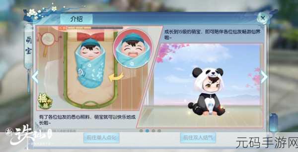 诛仙萌宝加点攻略，打造个性化游戏界面新体验