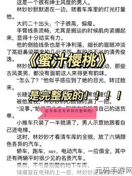 《蜜汁樱桃》作者:苦咖啡:1. 《蜜汁樱桃:甜蜜与痛苦交织的青春物语