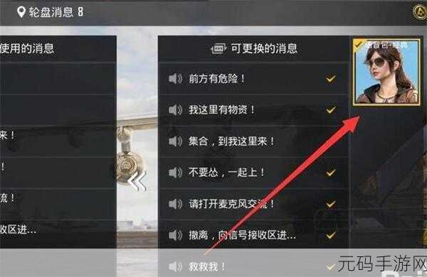和平精英，语音包更换全攻略 打造专属个性化体验