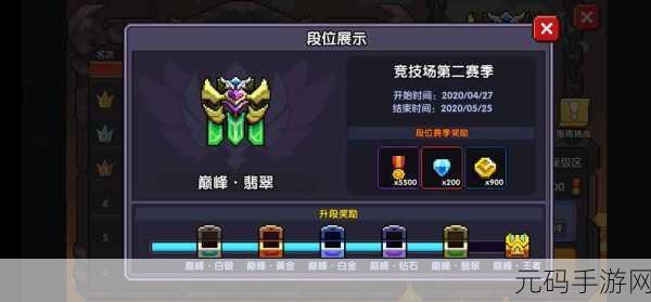 我的勇者,竞技场段位飙升秘籍大公开