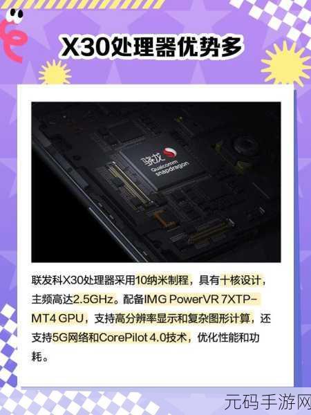 联发科X30处理器,王者荣耀流畅体验的强劲后盾