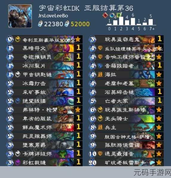 炉石传说新潮流，鲜血魔法标准卡组深度解析，嘉怡资讯带你玩转新版本