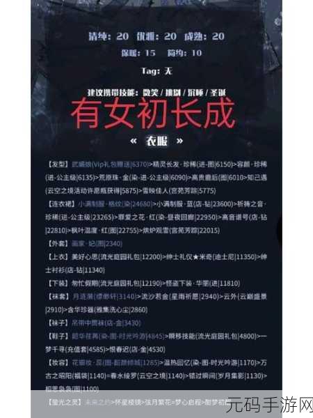 奇迹暖暖笼中鸟完美搭配秘籍大公开