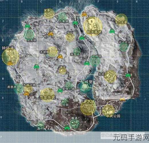绝地求生刺激战场,皮卡多地图深度解析与玩法攻略