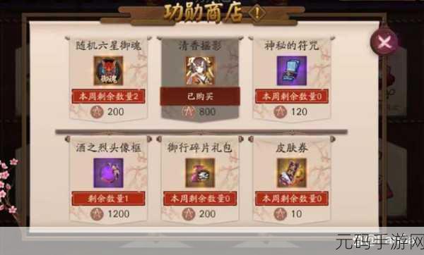 阴阳师式神技能升级全攻略，打造你的战斗强者