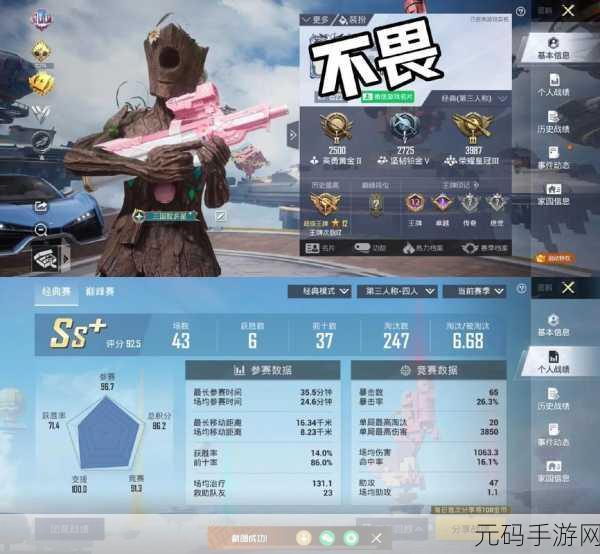 和平精英，巅峰段位解锁，荣耀之路的永恒丰碑