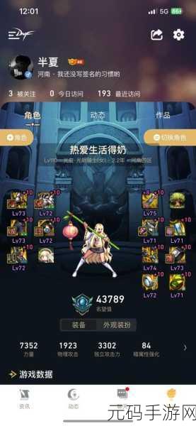 地下城与勇士，满级勇士的荣耀征途，无限挑战与成长之旅
