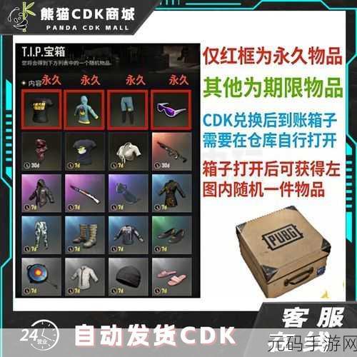 绝地求生，揭秘开Tip宝箱的隐藏奥秘