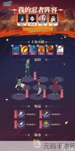 火影忍者OL，揭秘最强火主阵容搭配，打造无敌战斗组合