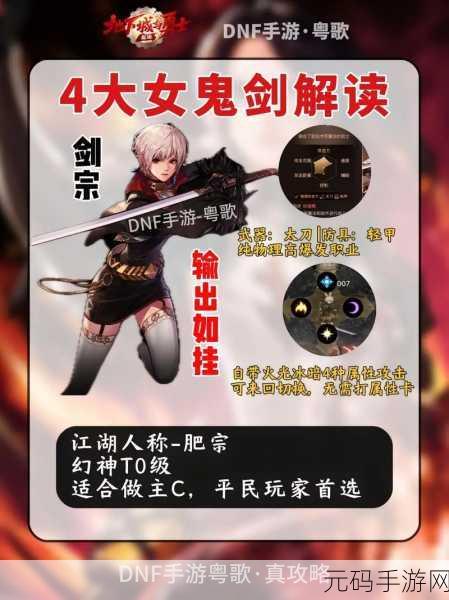 DNF90 版本女鬼剑四大职业刷图实力大揭秘