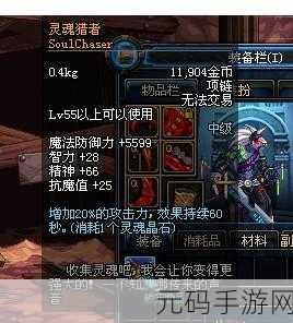 地下城与勇士手游,金手镯与灵魂猎者的深度剖析