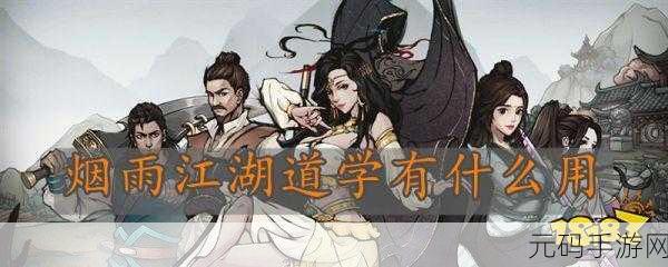 烟雨江湖道学升级秘籍，快速提升心得的全攻略