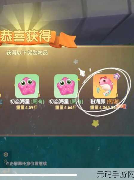摩尔庄园手游，探寻粉海豚的神秘位置