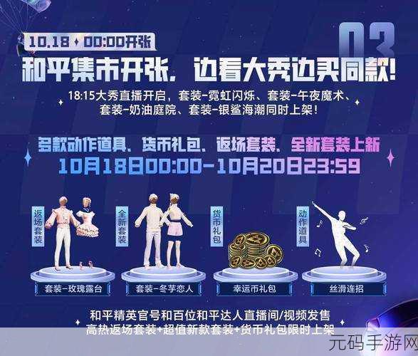 和平精英 2024 盛夏狂欢夜,经典刺激皮肤返场盛宴