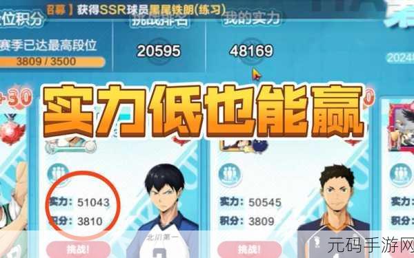 排球少年手游国服超强球员实力全解析