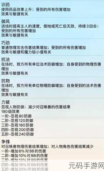梦幻西游无双版大唐必备召唤兽全解析