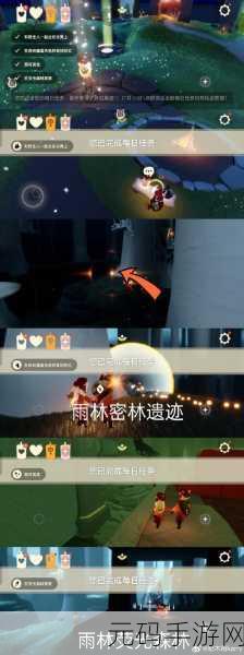 光遇探秘,密林遗迹与雨林冥想位置全解析