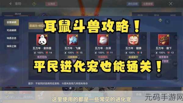 妄想山海，雪熊进化耳鼠的全攻略指南