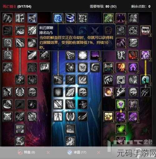 wlk血dk天赋:1. "探索WLK血DK天赋的终极策略与组合