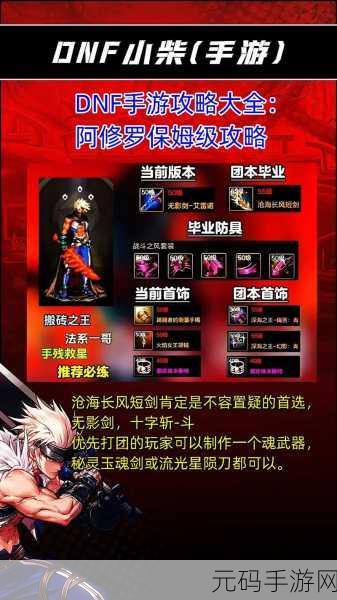 DNF 手游,阿修罗 55 级防具搭配秘籍全解析