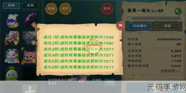 创造与魔法，淘汰郎酷狗资质全解析