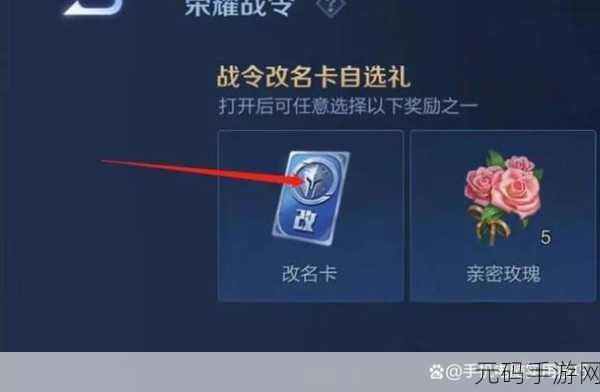 王者荣耀改名卡上架时间全解析，你想知道的都在这！