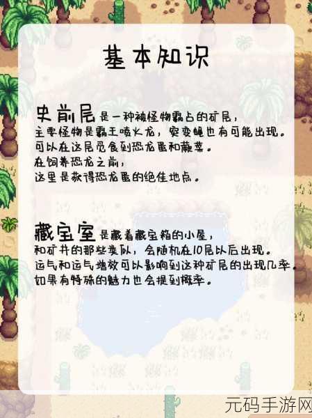 星露谷物语,深入探索沙漠矿洞的指南秘籍