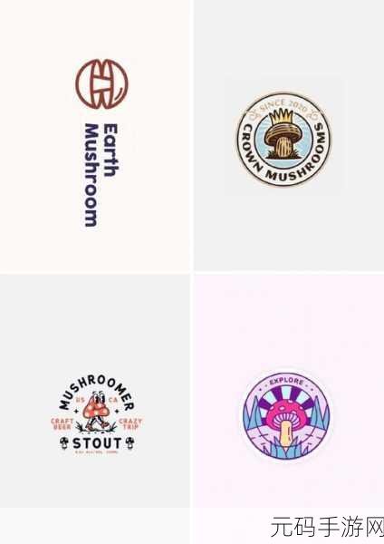 蘑菇视频红色logo纯黑版本:1. "黑色背景下的蘑菇视频,尽显神秘魅力