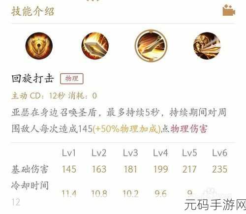 王者荣耀亚瑟出装秘籍，制霸战场的强力搭配