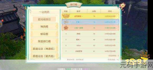 神雕侠侣 2 手游，侠义积分获取秘籍大公开