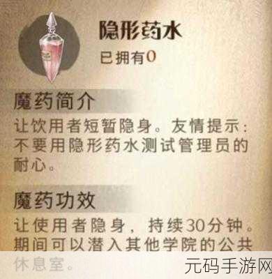 哈利波特手游，冰耗子用途大揭秘，助你魔法之旅更精彩
