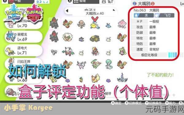 口袋妖怪,个体值全揭秘与刷取秘籍