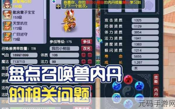 梦幻西游手游法宠内丹选择全攻略
