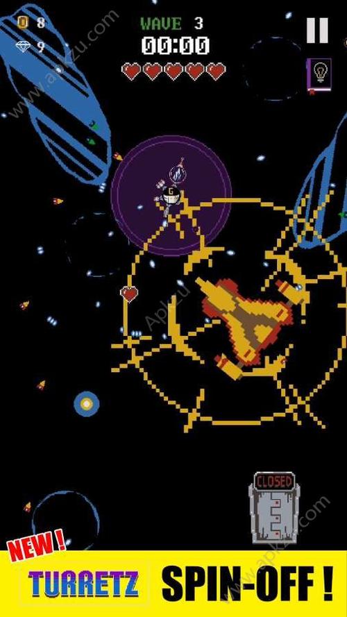 行星炮塔(Turretz Planetz),像素太空冒险,射击策略新体验