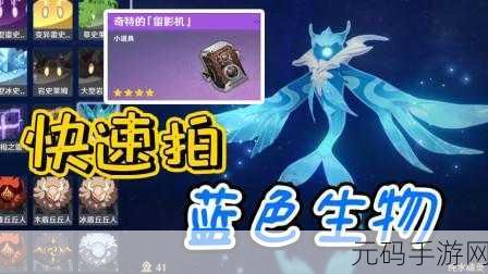 原神福至五彩蓝色生物精准定位全攻略