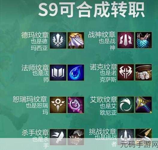 云顶之弈手游,挑战者转职合成全方位指南